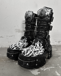 1of1 OVERDXSE / NEW ROCK SPIKE STOMPERS BOOTS size EU40