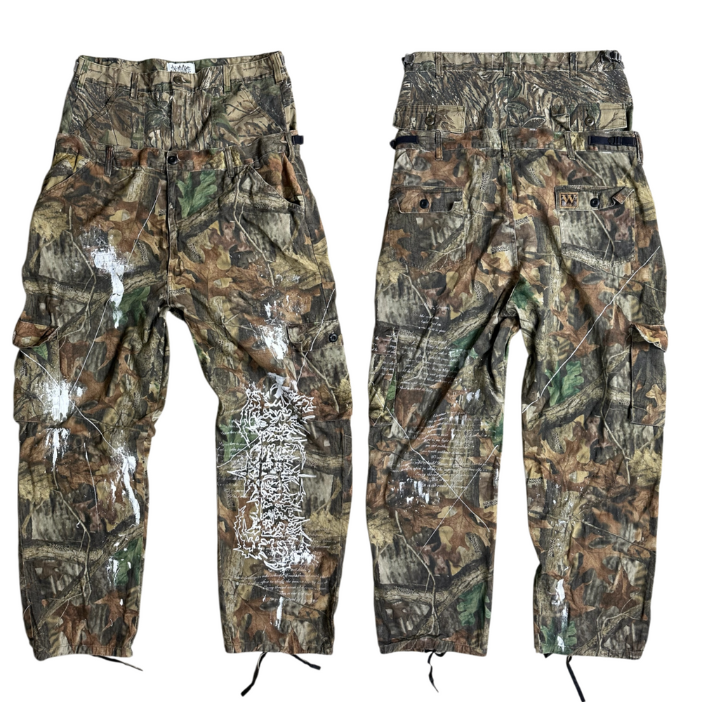 1of1 double waist OVERDXSE REAL TREE PANTS size: 127cm x 40-45cm