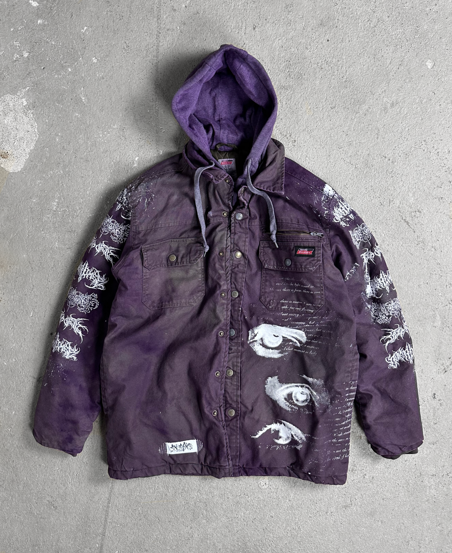 1of1 upcycled OVERDXSE DICKIES JACKET size S