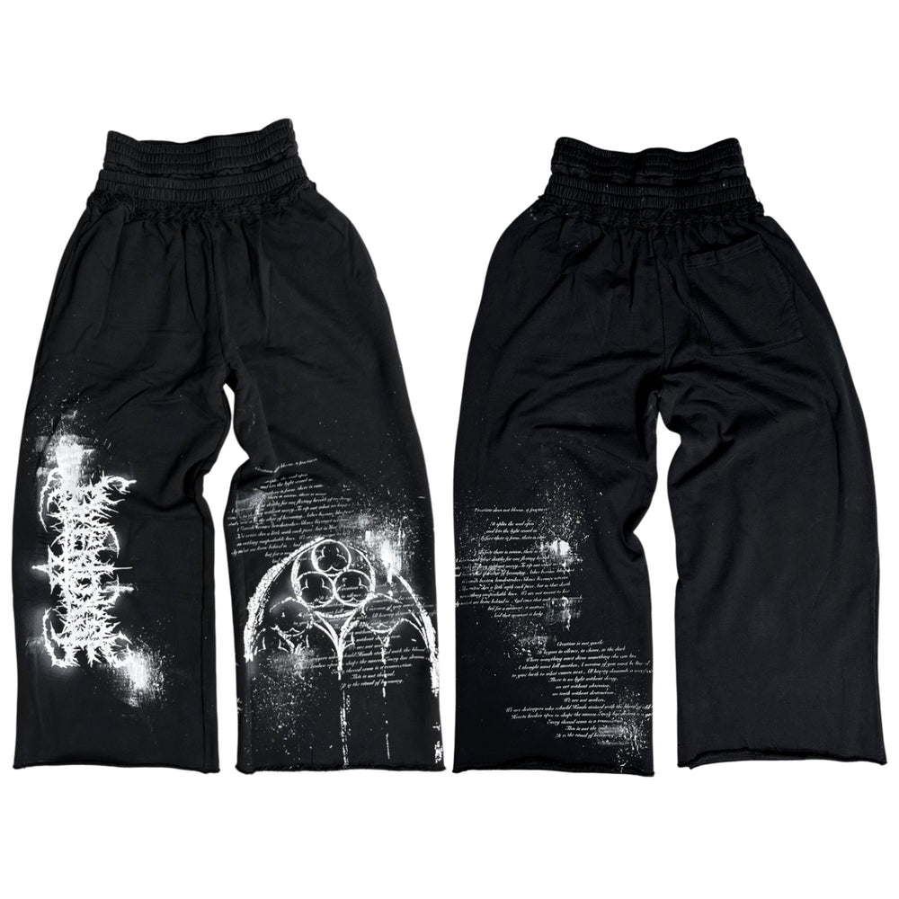 1of1 double waist OVERDXSE SWEATPANTS size L