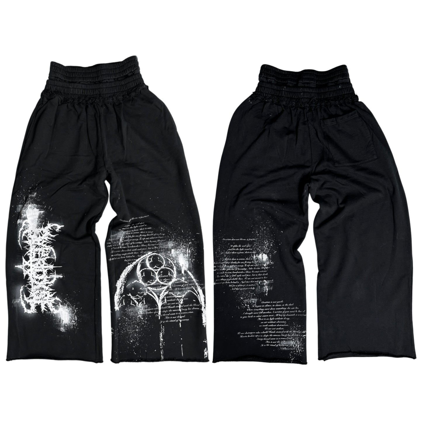 1of1 double waist OVERDXSE SWEATPANTS size L
