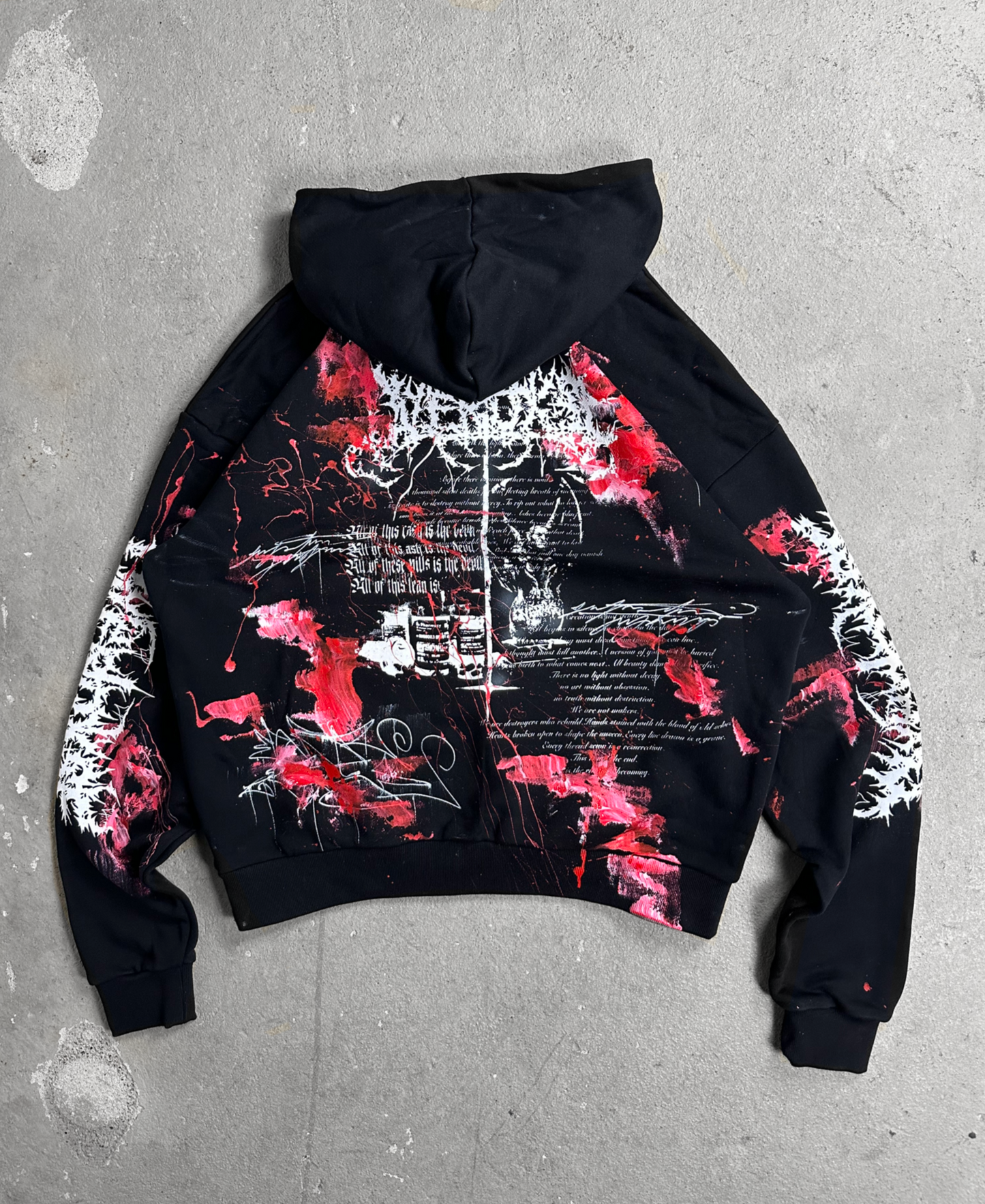 1of1 BLOODY OVERDXSE HOODIE size XL
