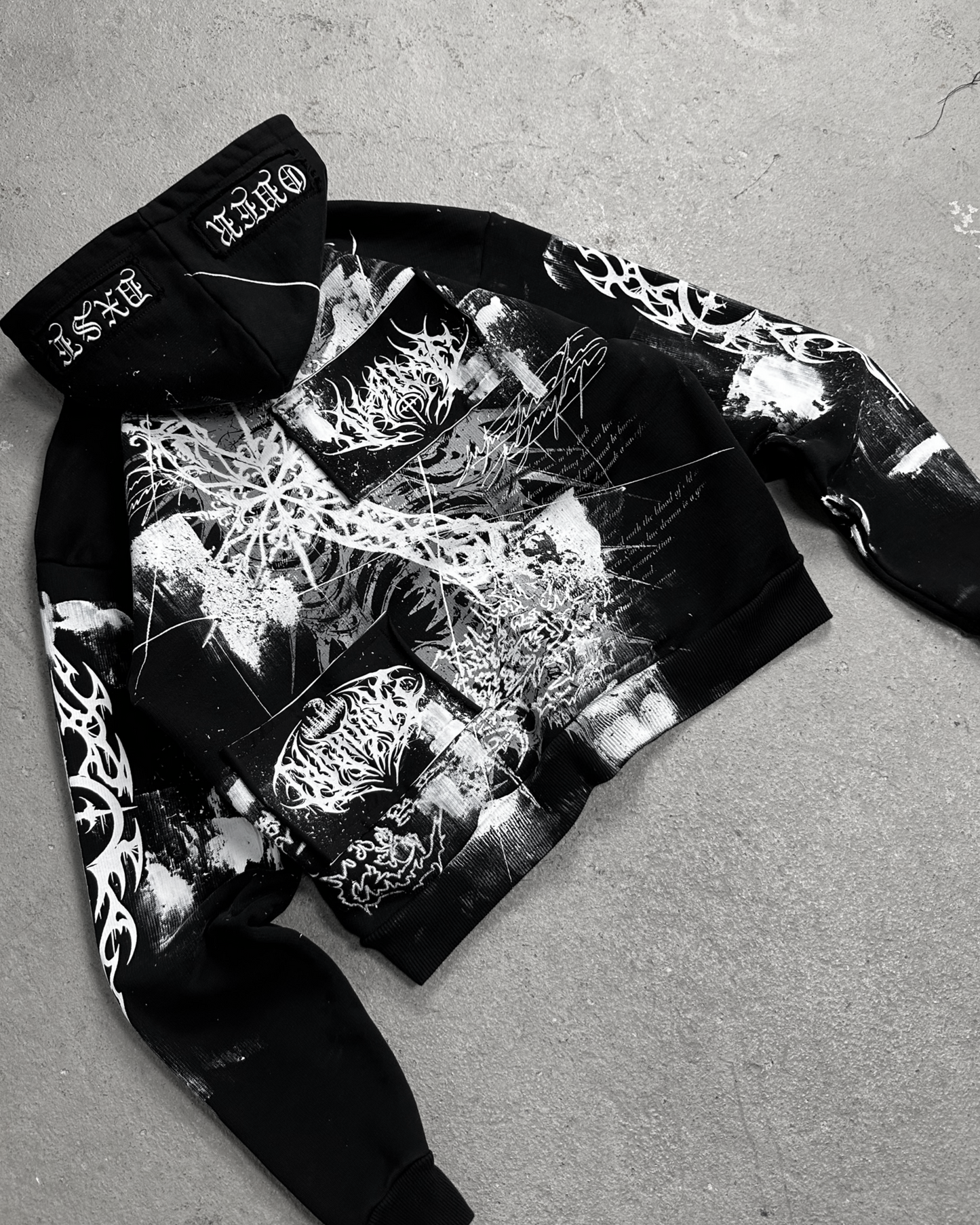 1of1 OVERDXSE CATHEDRAL HOODIE size S