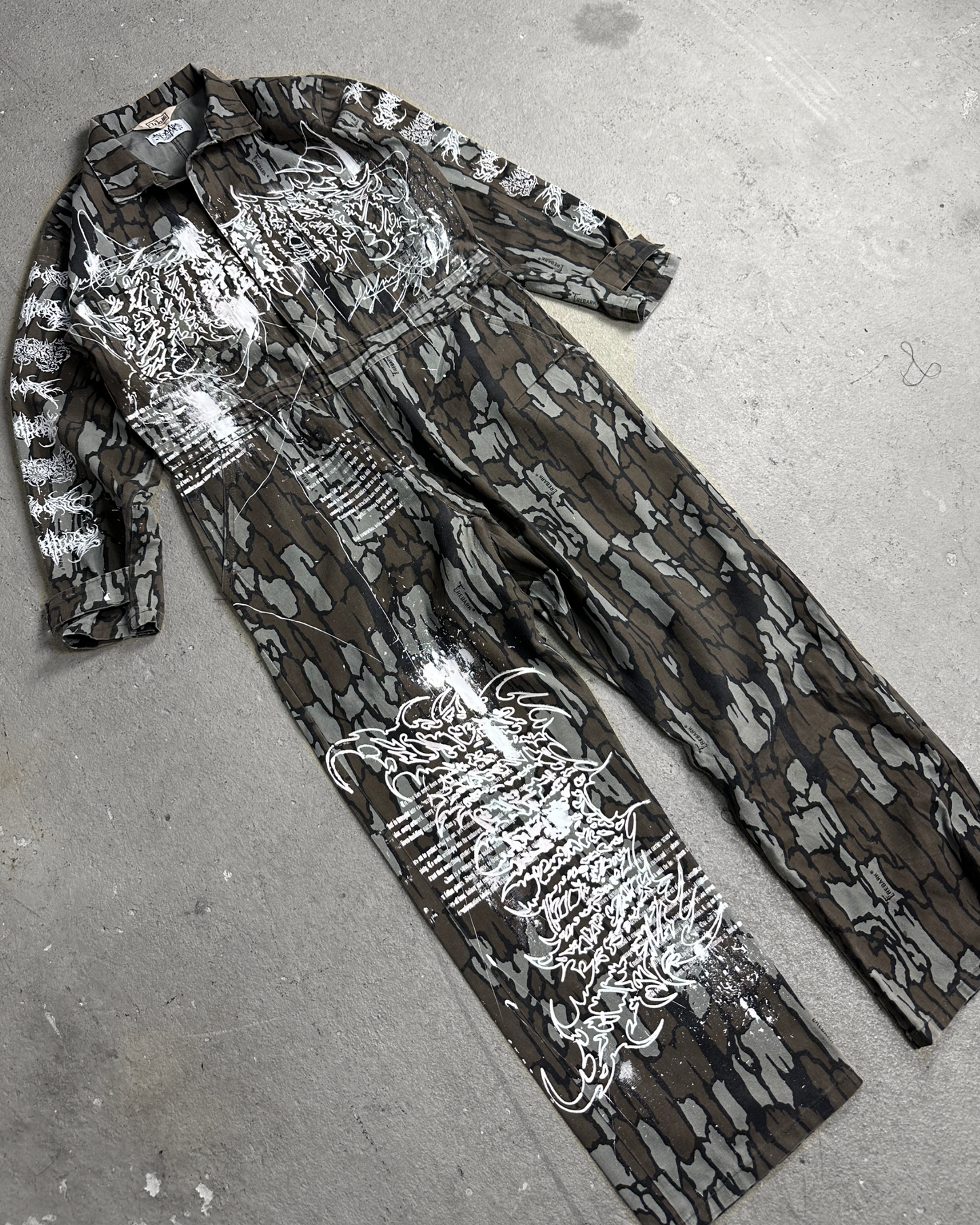 1of1 tree camo OVERDXSE OVERALL size M/L