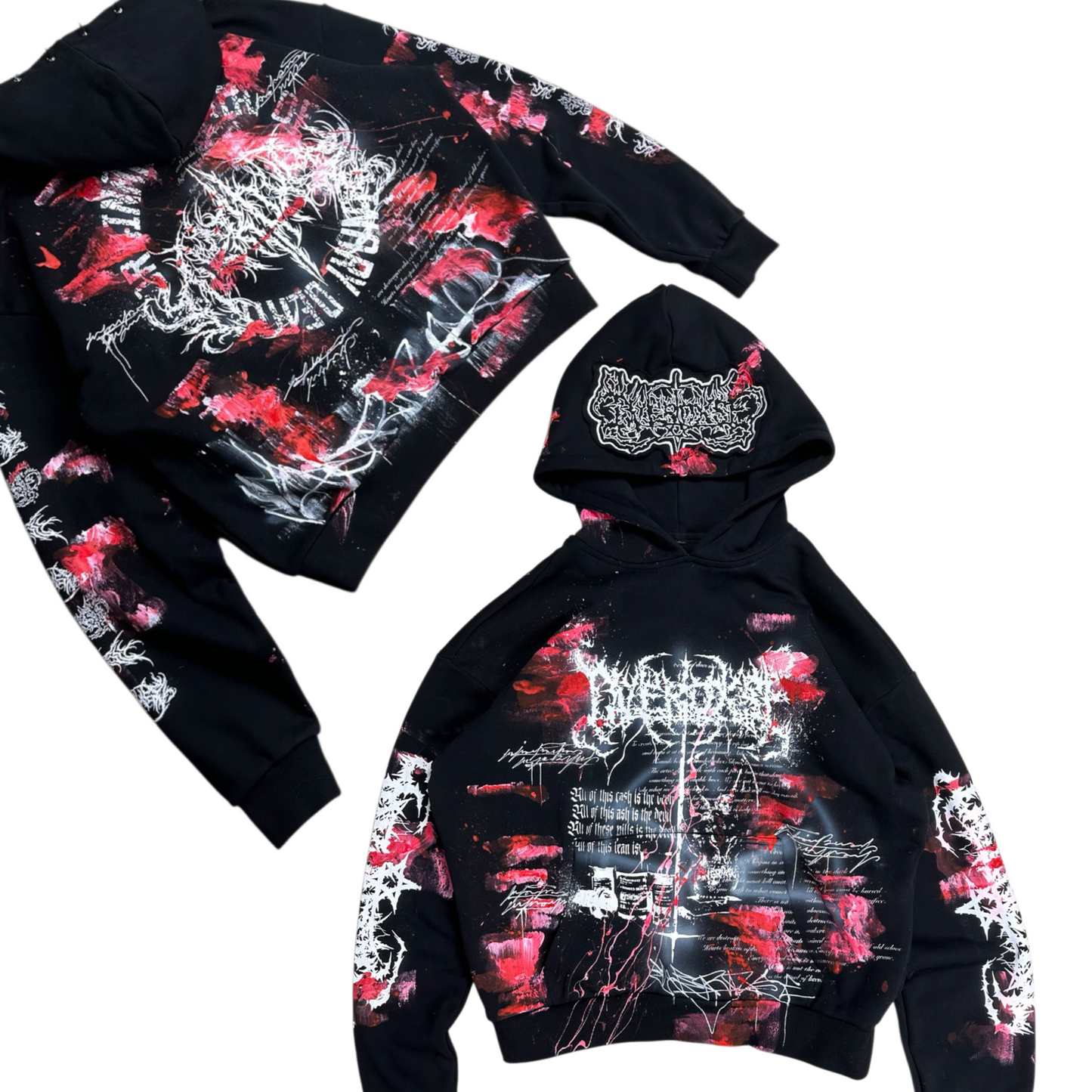 1of1 BLOODY OVERDXSE HOODIE size L