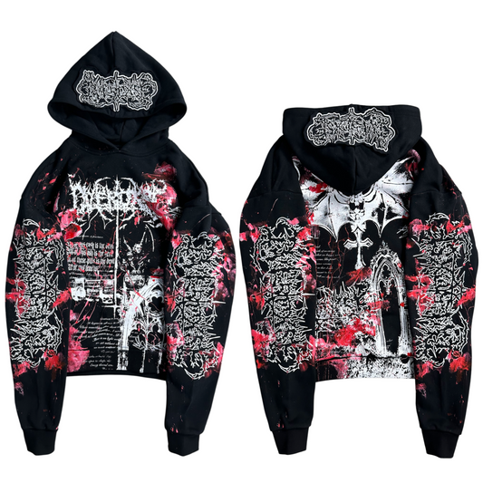 1of1 BLOODY OVERDXSE HOODIE size L