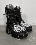 1of1 OVERDXSE / NEW ROCK SPIKE STOMPERS BOOTS size EU40