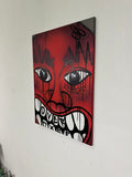 1of1 „FACE YOUR FEAR“ original canvas 60x80cm