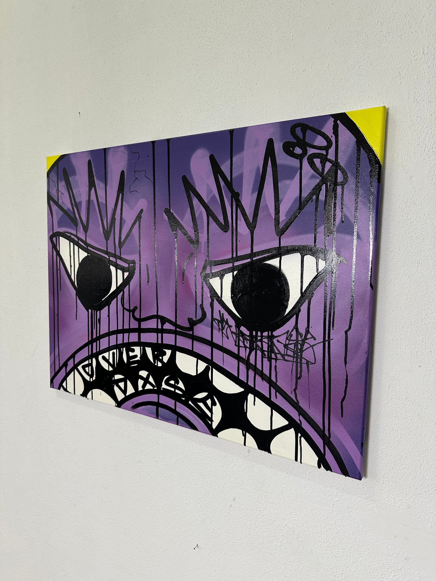 1of1 „FACE YOUR FEAR“ original canvas 60x80cm