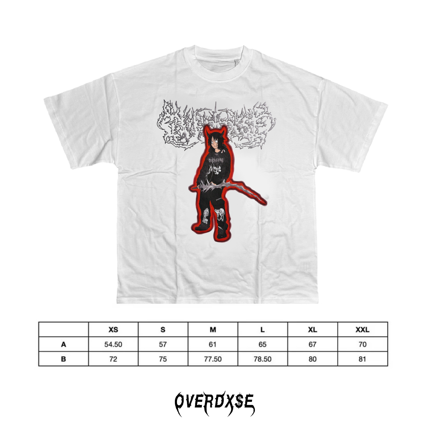 Limited OVERDXSE “CHARACTER 001” TEE all sizes