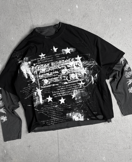 1of1 double layered OVERDXSE SHIRT size XL