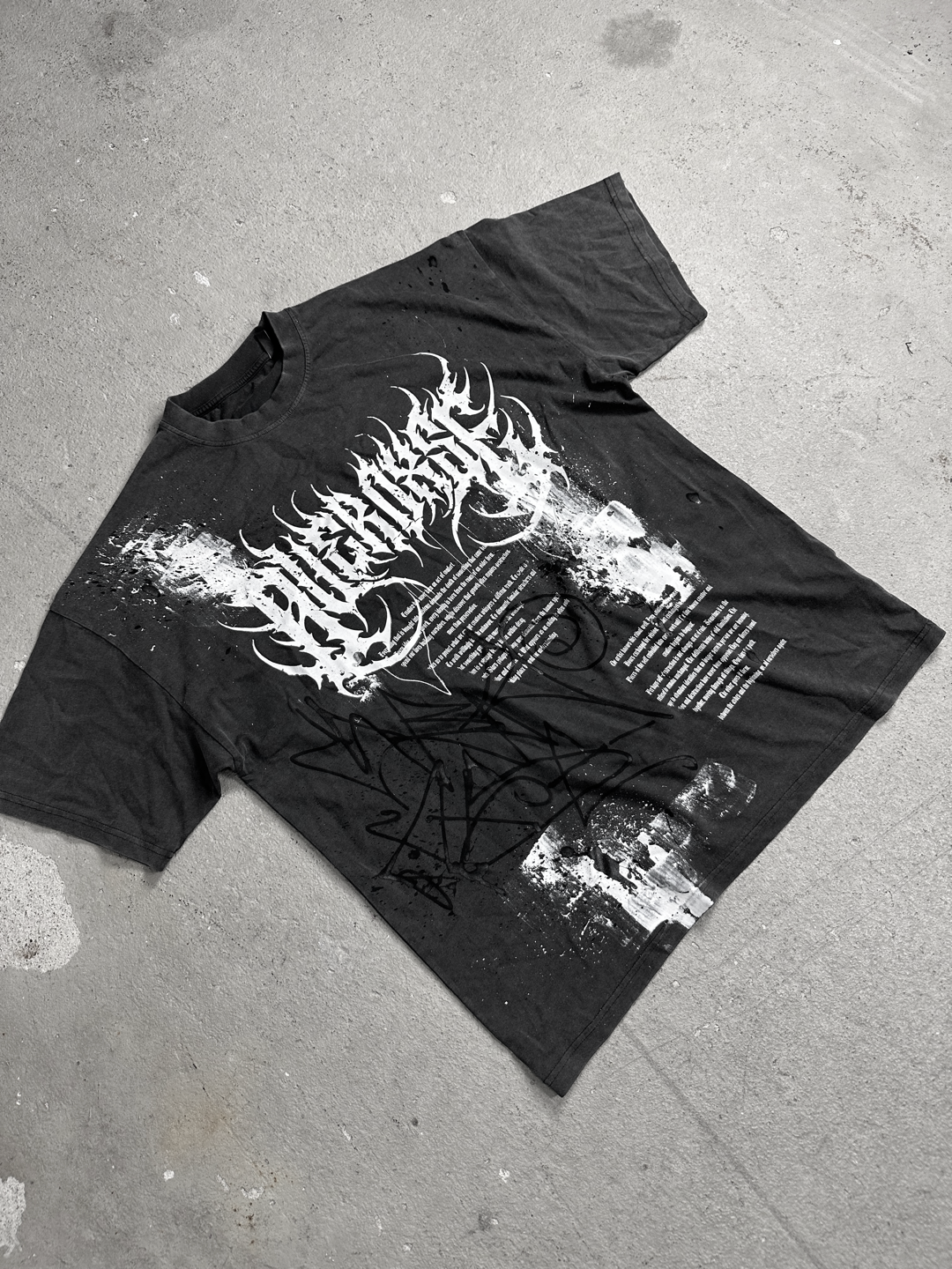 1of1 stone washed OVERDXSE shirt size M
