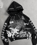 1of1 spiked OVERDXSE HOODIE size S