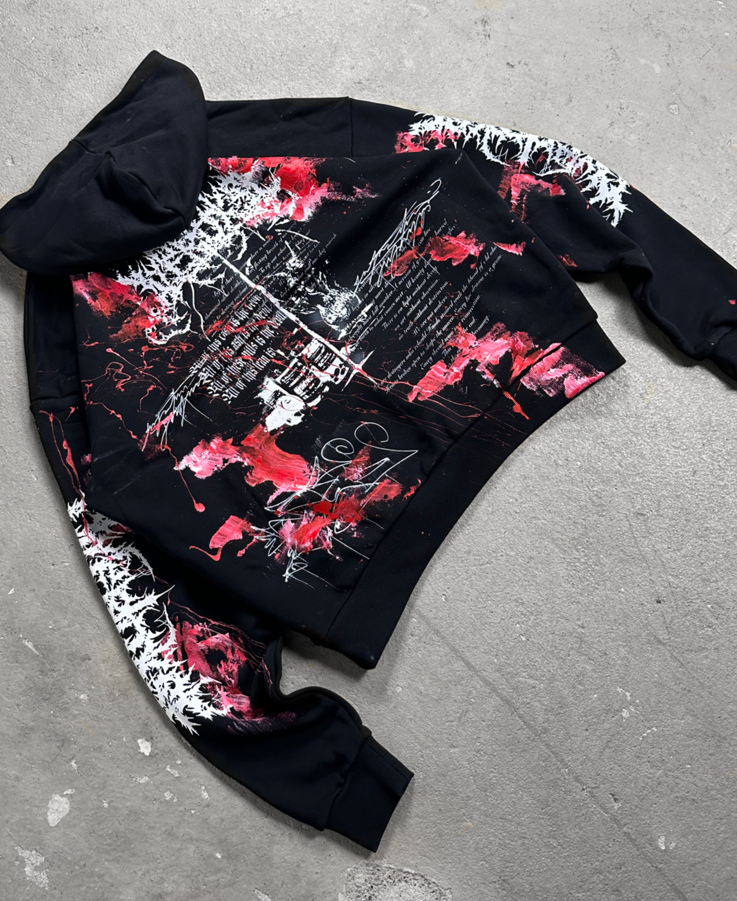 1of1 BLOODY OVERDXSE HOODIE size XL