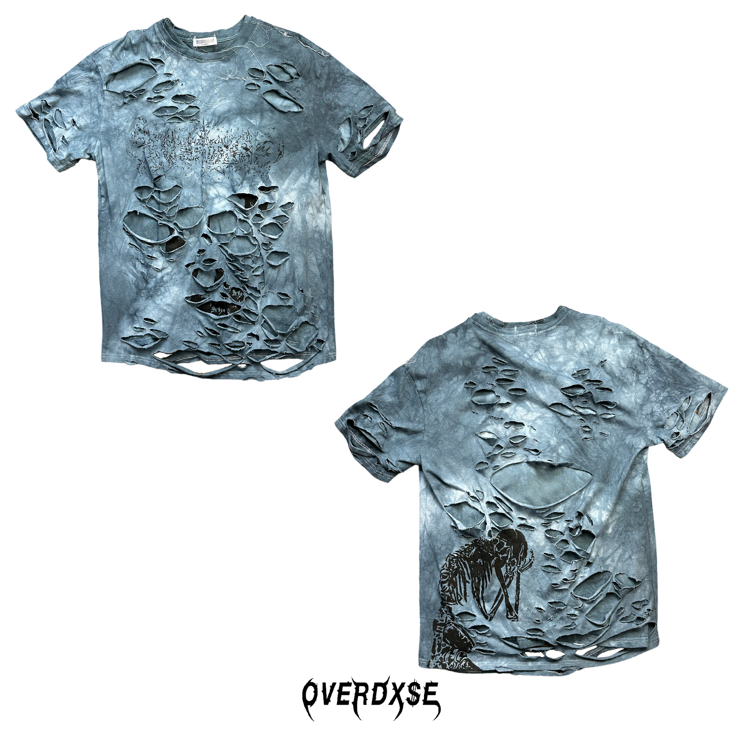 1of1 double layered OVERDXSE TEE Size XL