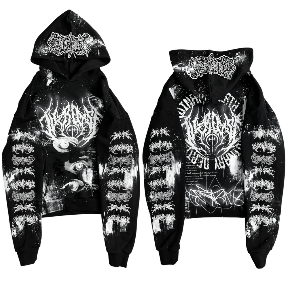 1of1 spiked OVERDXSE HOODIE size XL