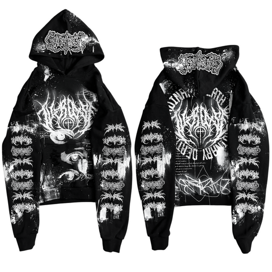 1of1 spiked OVERDXSE HOODIE size XL