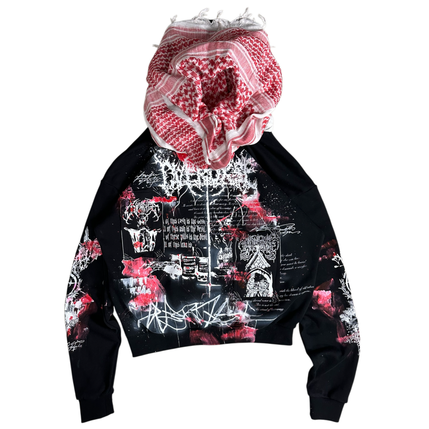 1of1 BLOODY OVERDXSE HOODIE size M