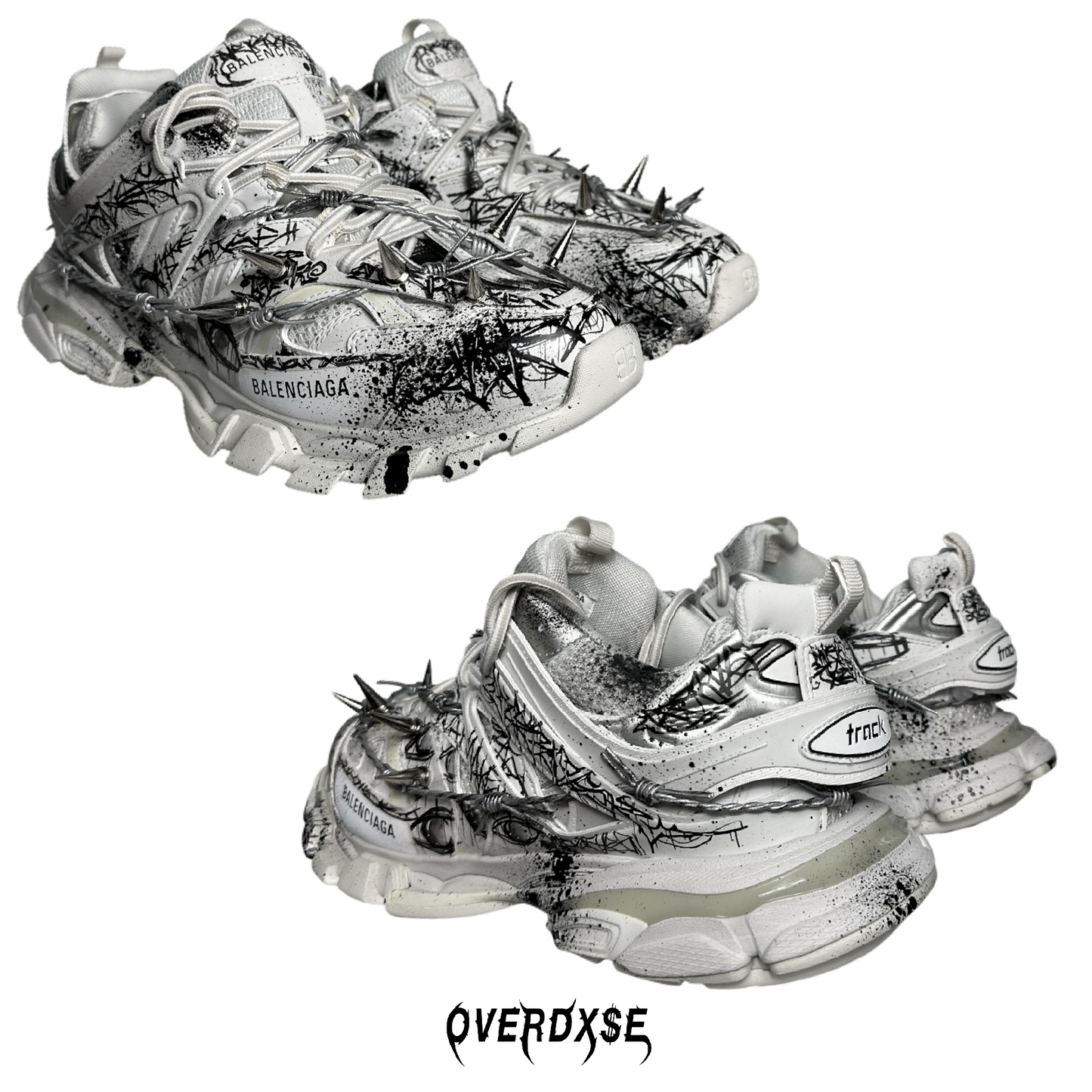 1of1 OVERDXSE X BALENCIAGA “APOCALYPTIC” TRACK RUNNER EU 44