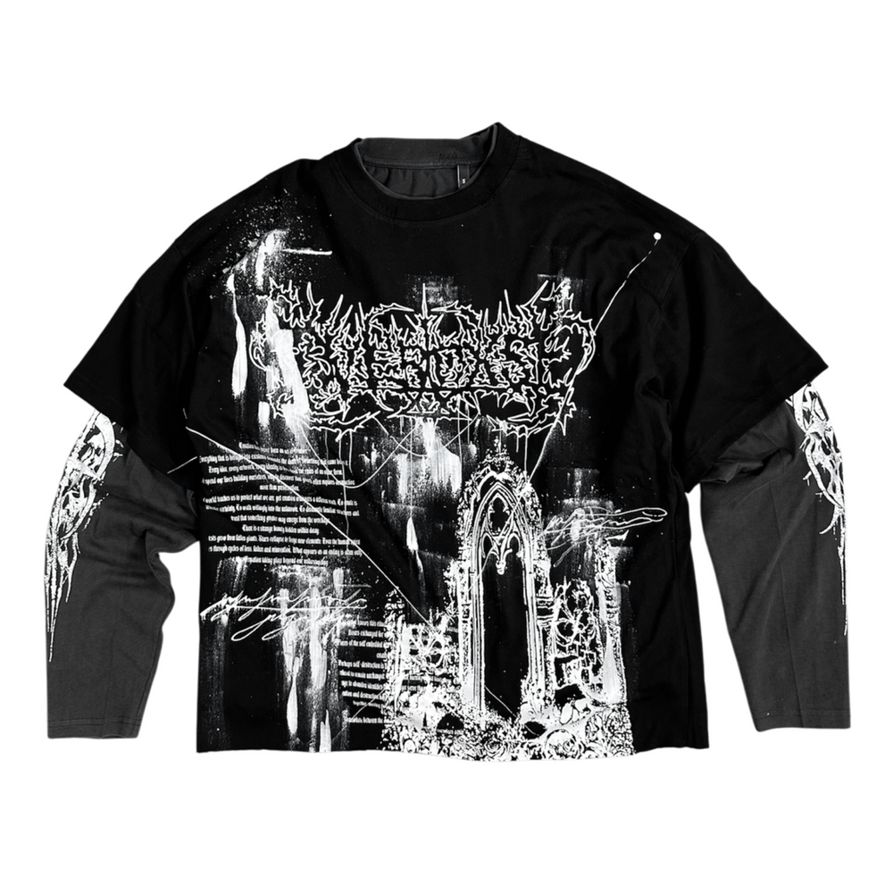 1of1 double layered OVERDXSE LONGSLEEVE size S