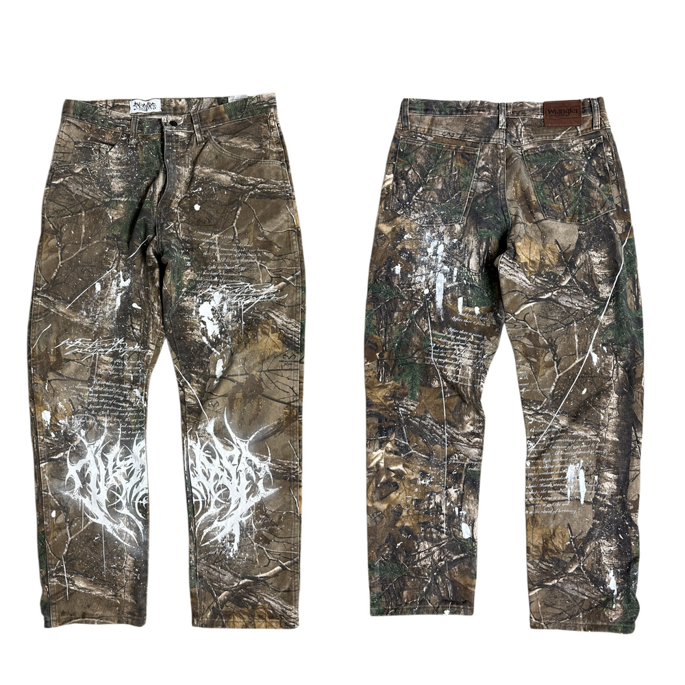 1of1 OVERDXSE REAL TREE PANTS size 33x30 / 102cm 42cm
