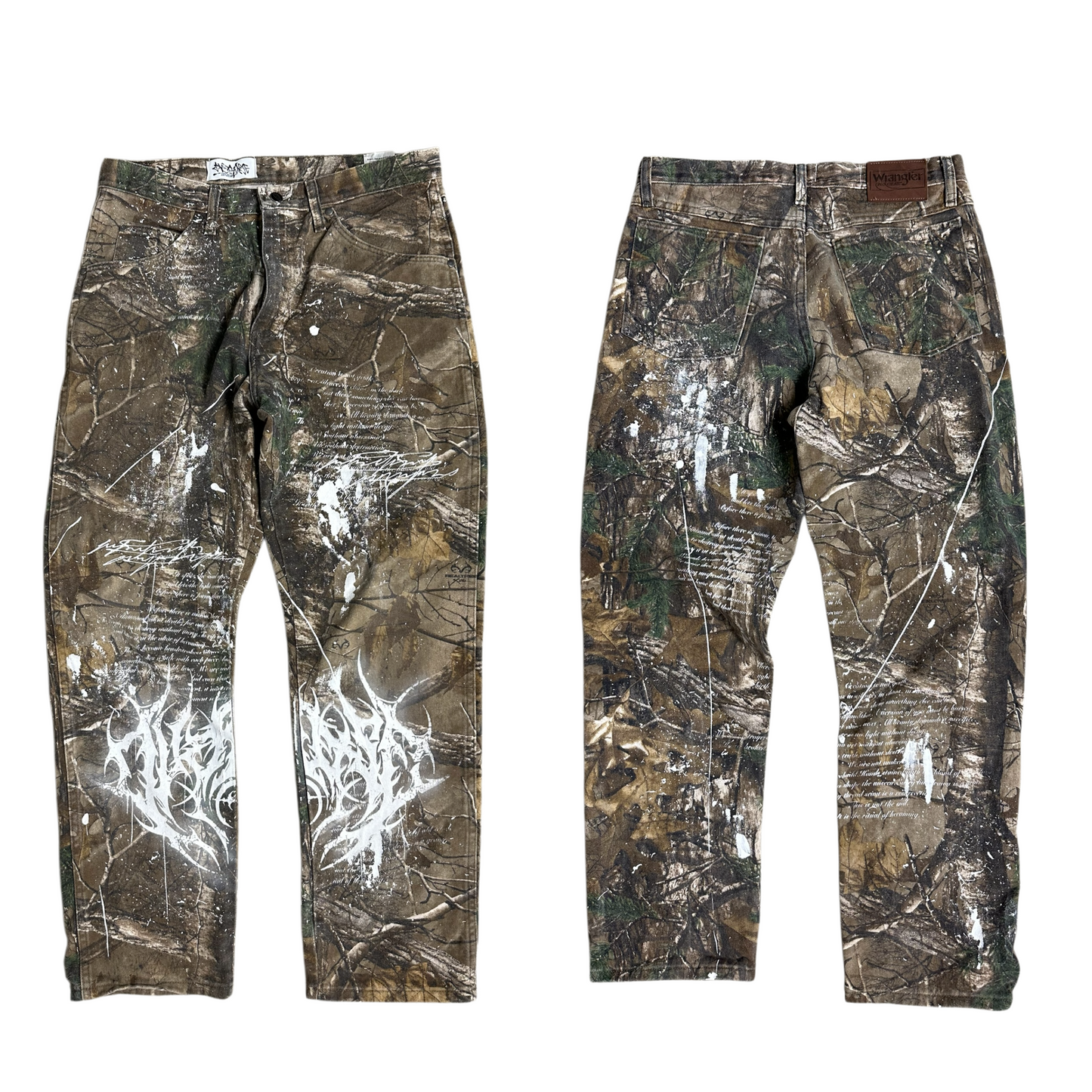 1of1 OVERDXSE REAL TREE PANTS size 33x30 / 102cm 42cm