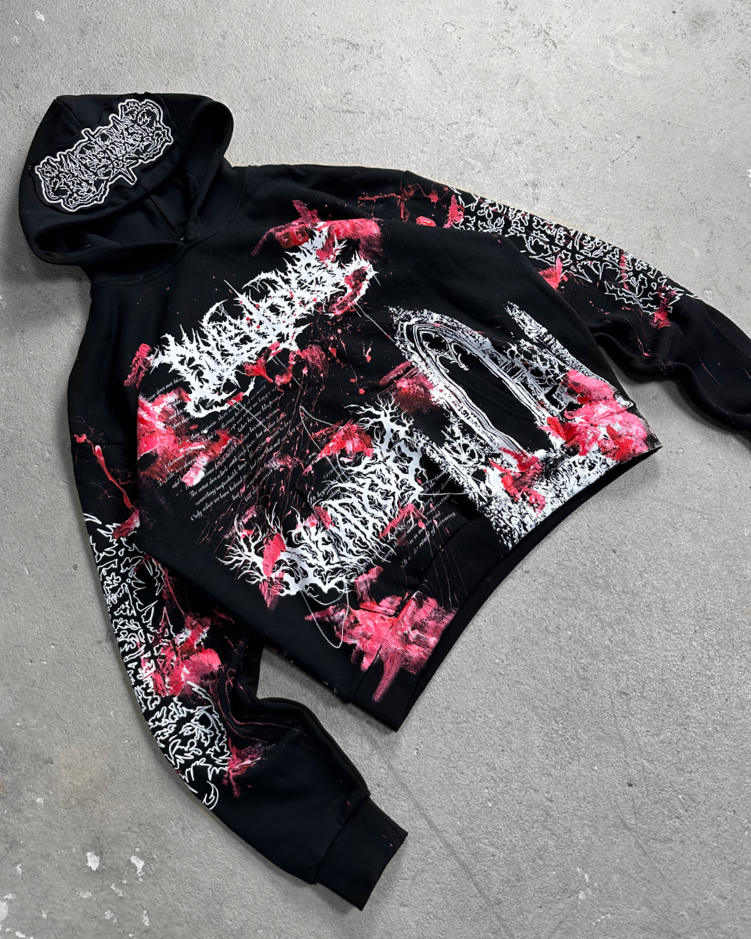 1of1 BLOODY OVERDXSE HOODIE size XL
