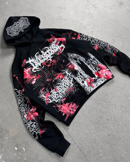 1of1 BLOODY OVERDXSE HOODIE size XL