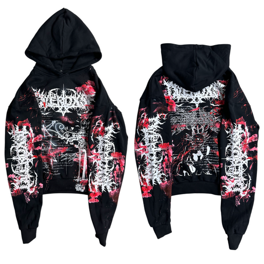 1of1 BLOODY OVERDXSE HOODIE size M