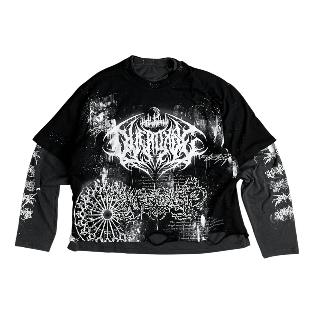 1of1 double layered OVERDXSE LONGSLEEVE size XXL