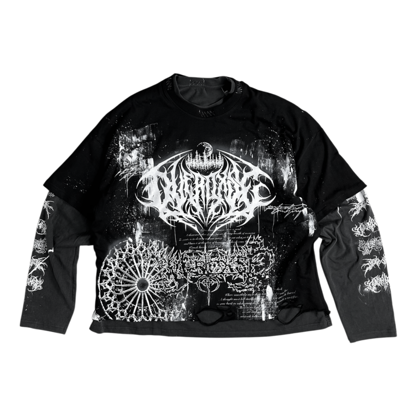 1of1 double layered OVERDXSE LONGSLEEVE size XXL