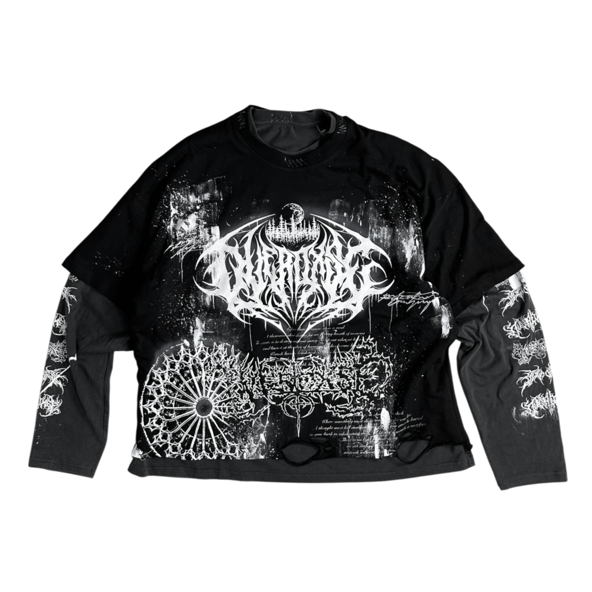 1of1 double layered OVERDXSE LONGSLEEVE size XXL