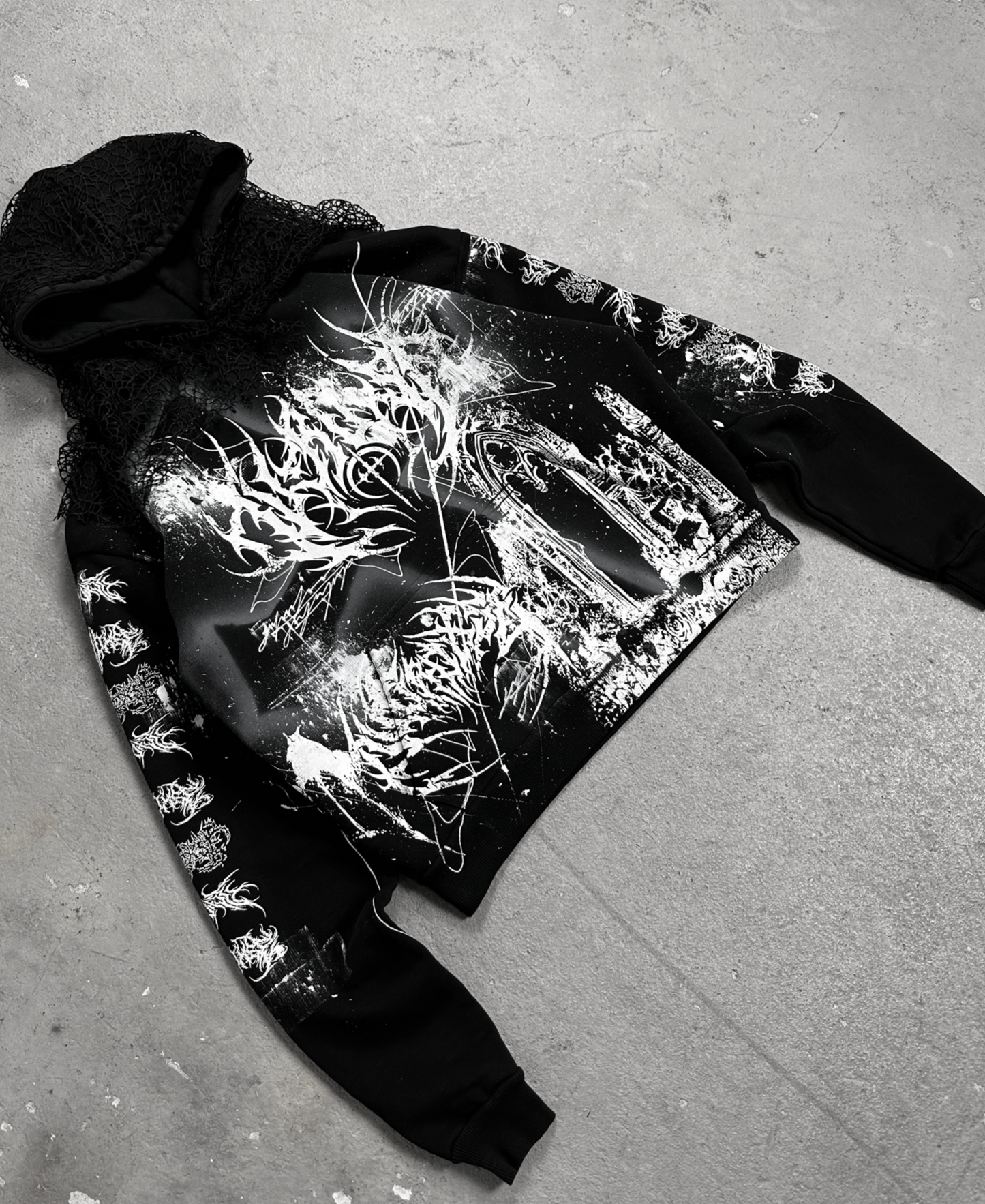 1of1 OVERDXSE HOLLOW HOODIE size M