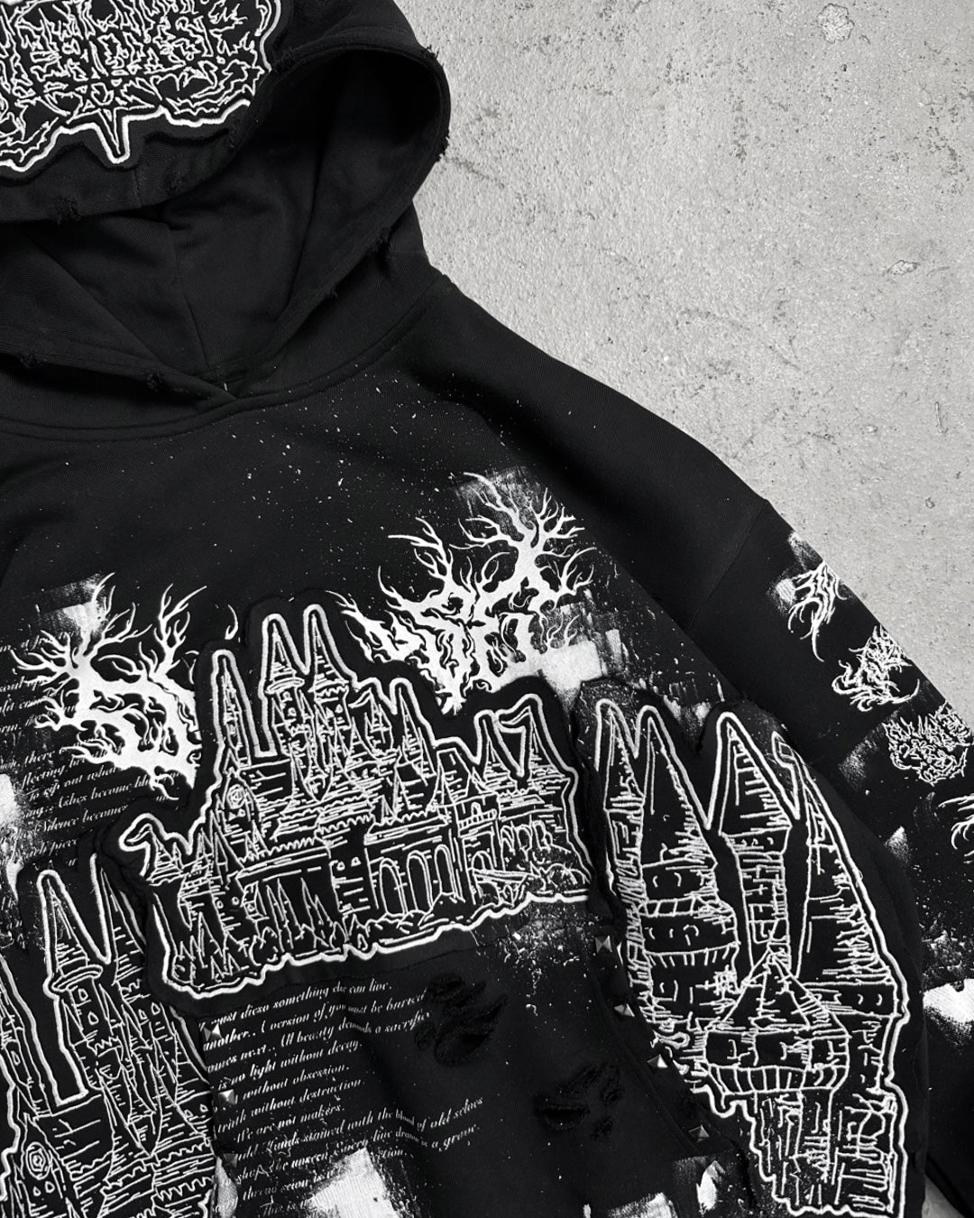 1of1 OVERDXSE CASTLE HOODIE size L