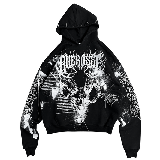 1of1 spiked OVERDXSE HOODIE size XXL