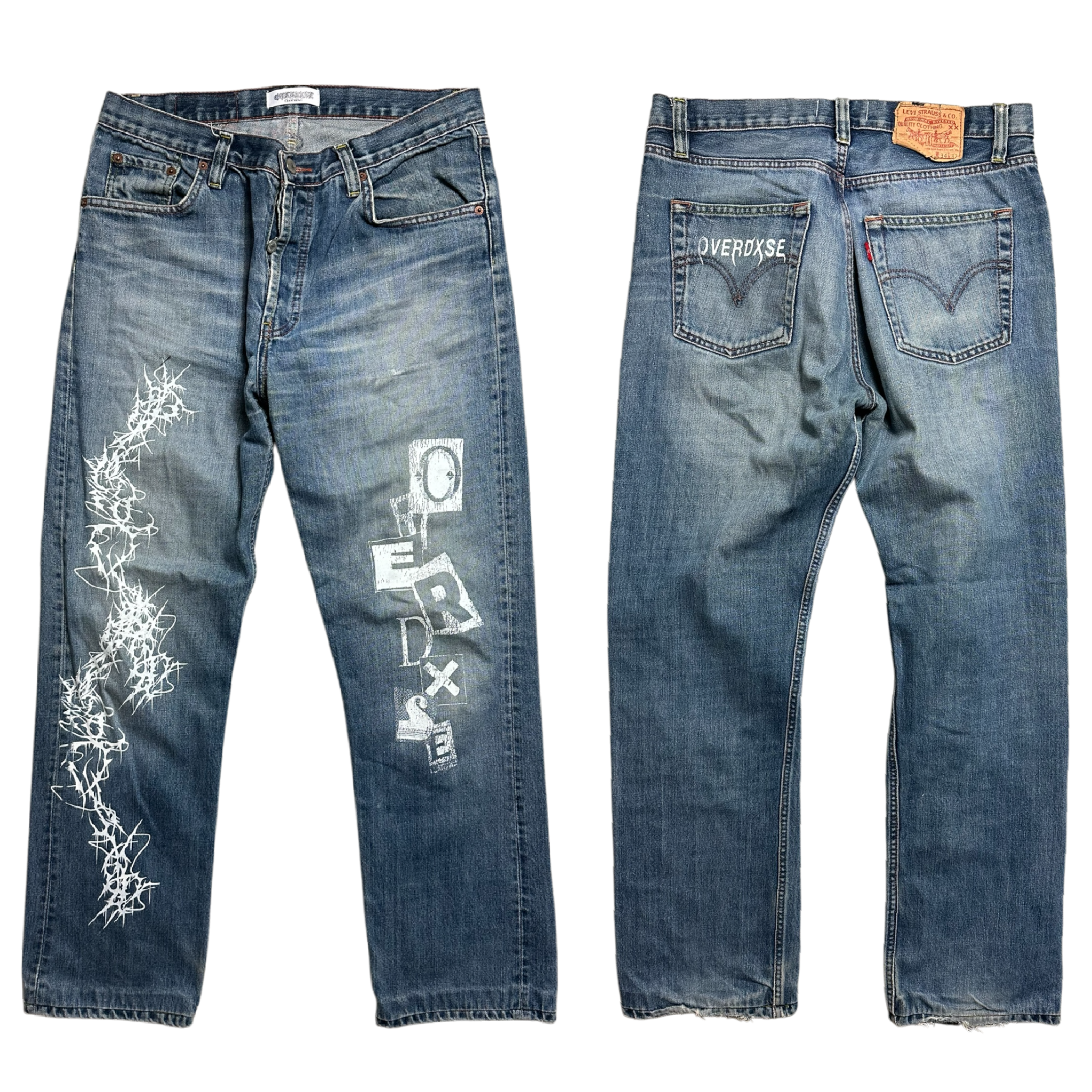 1of1 upcycled OVERDXSE / LEVIS DENIM W34 / L32