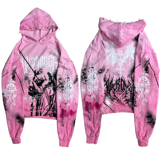 1of1 spiked OVERDXSE HOODIE size XXL