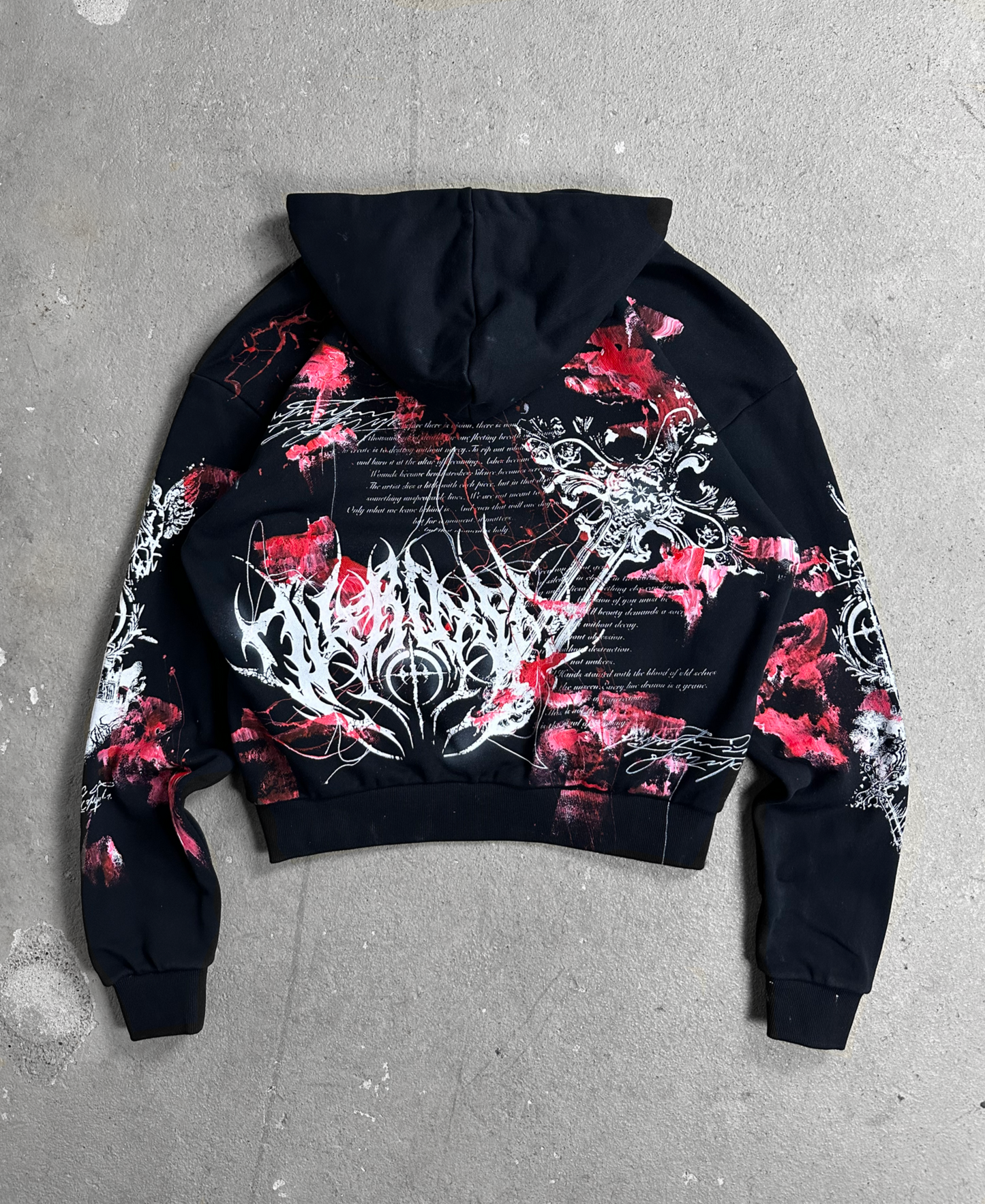 1of1 BLOODY OVERDXSE HOODIE size S