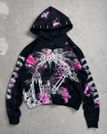 1of1 spiked OVERDXSE MAGNOLIA HOODIE size L