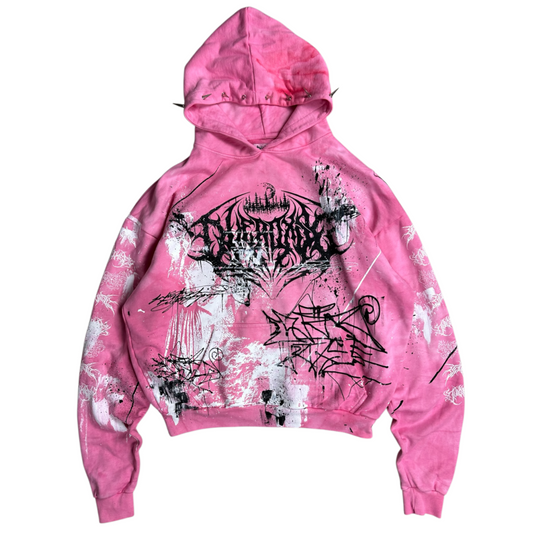 1of1 spiked OVERDXSE HOODIE size XL