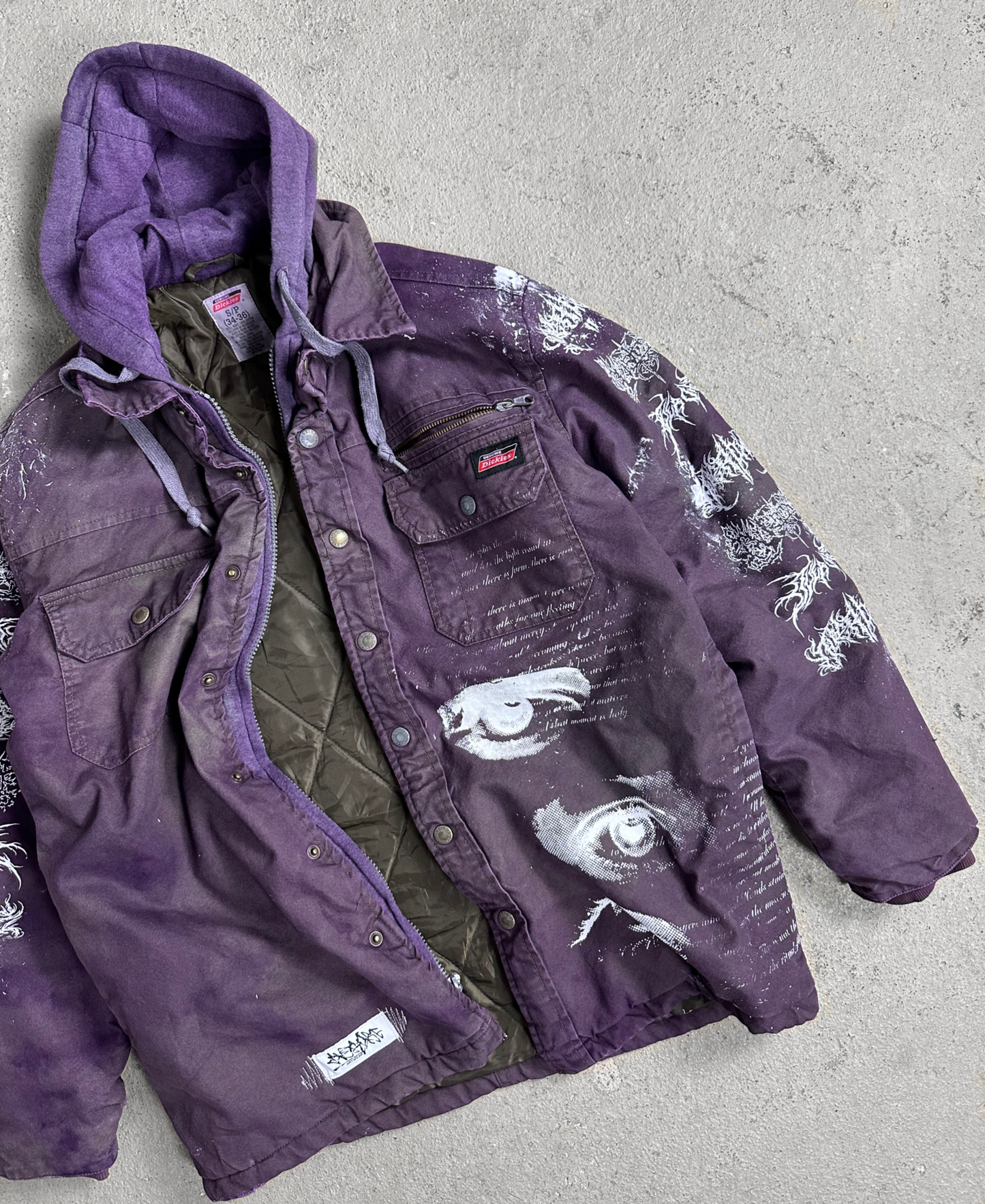 1of1 upcycled OVERDXSE DICKIES JACKET size S