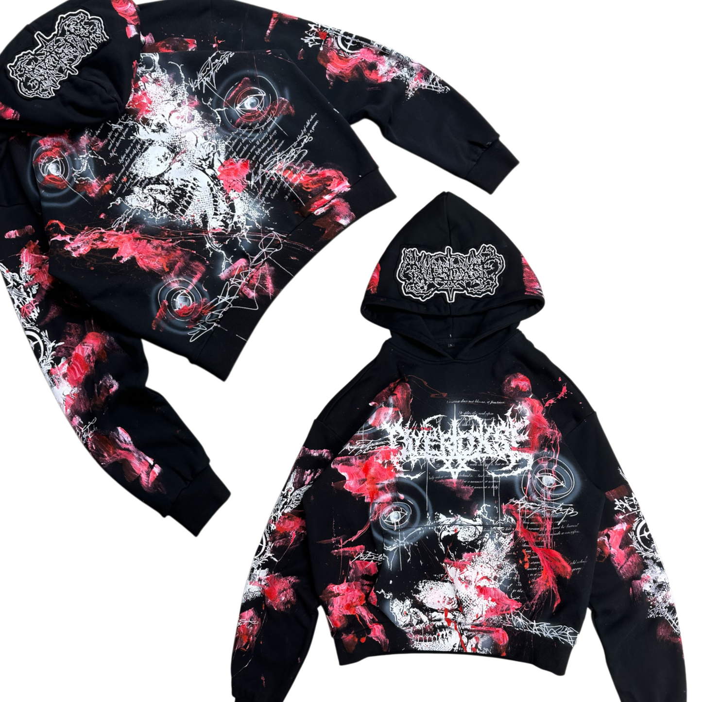1of1 BLOODY OVERDXSE HOODIE size  L