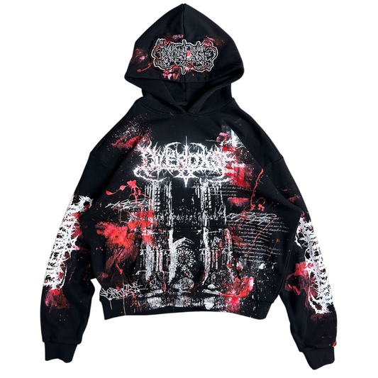 1of1 BLOODY OVERDXSE HOODIE size XXL