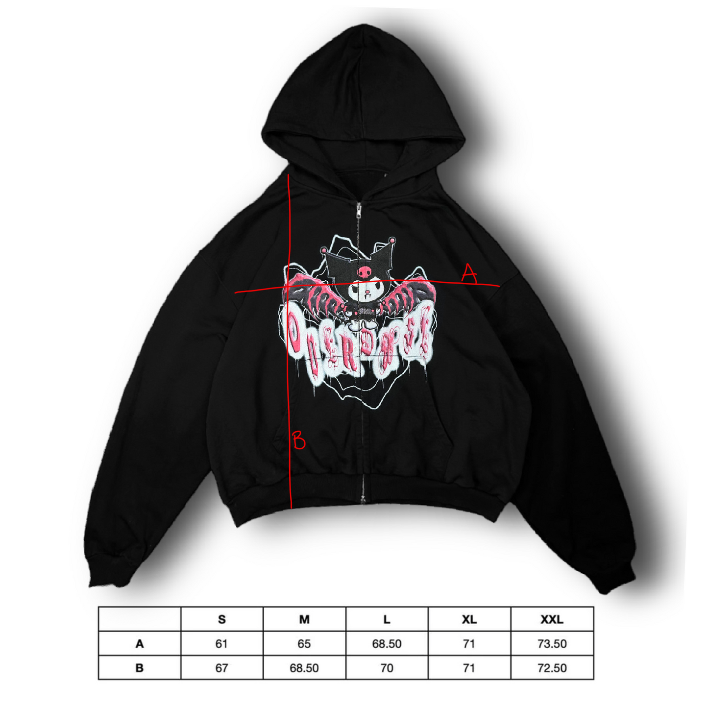 Limited OVERDXSE KURXMI ZIPPER all sizes