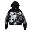 1of1 spiked OVERDXSE HOODIE size L