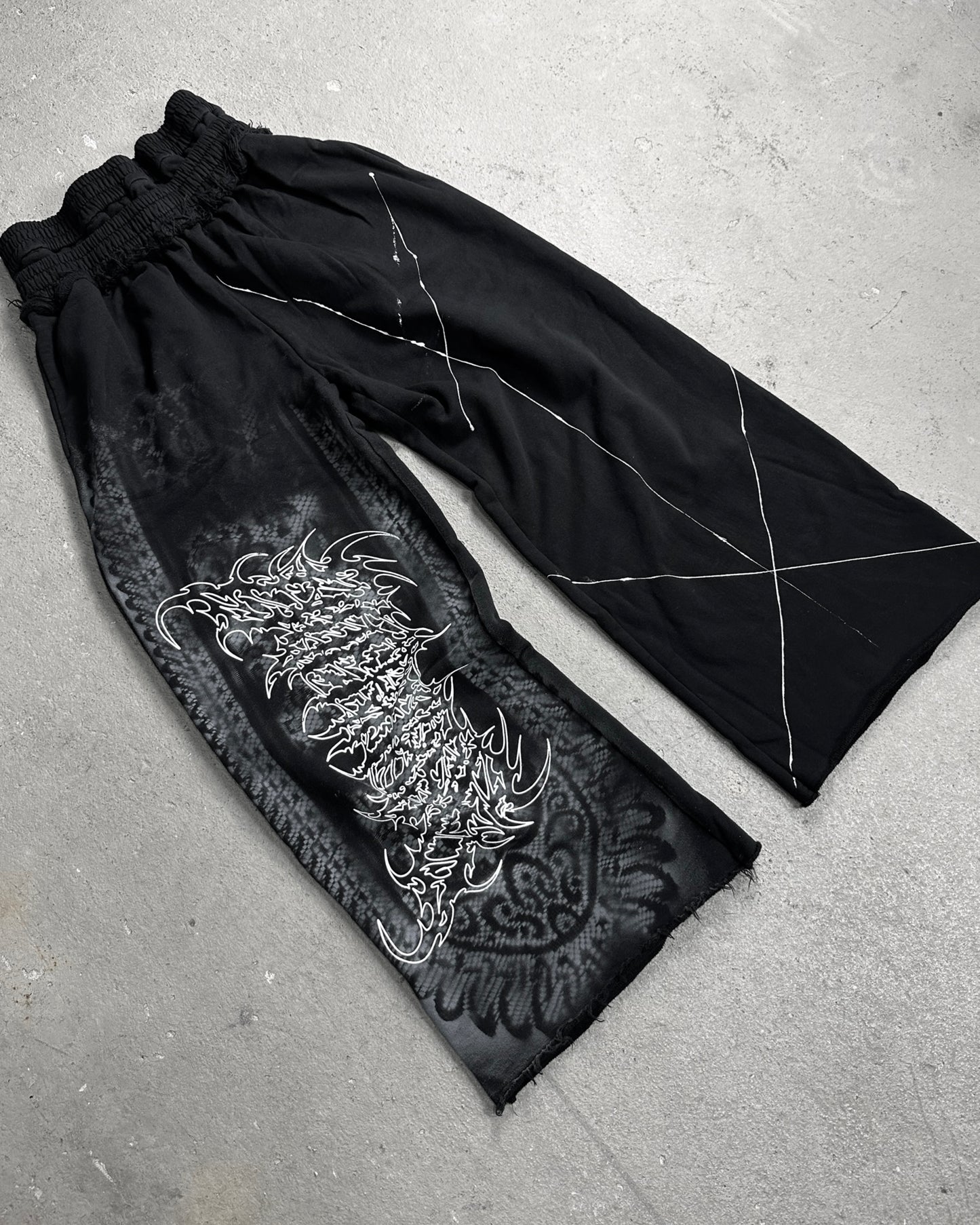 1of1 double waist OVERDXSE SWEATPANTS size L