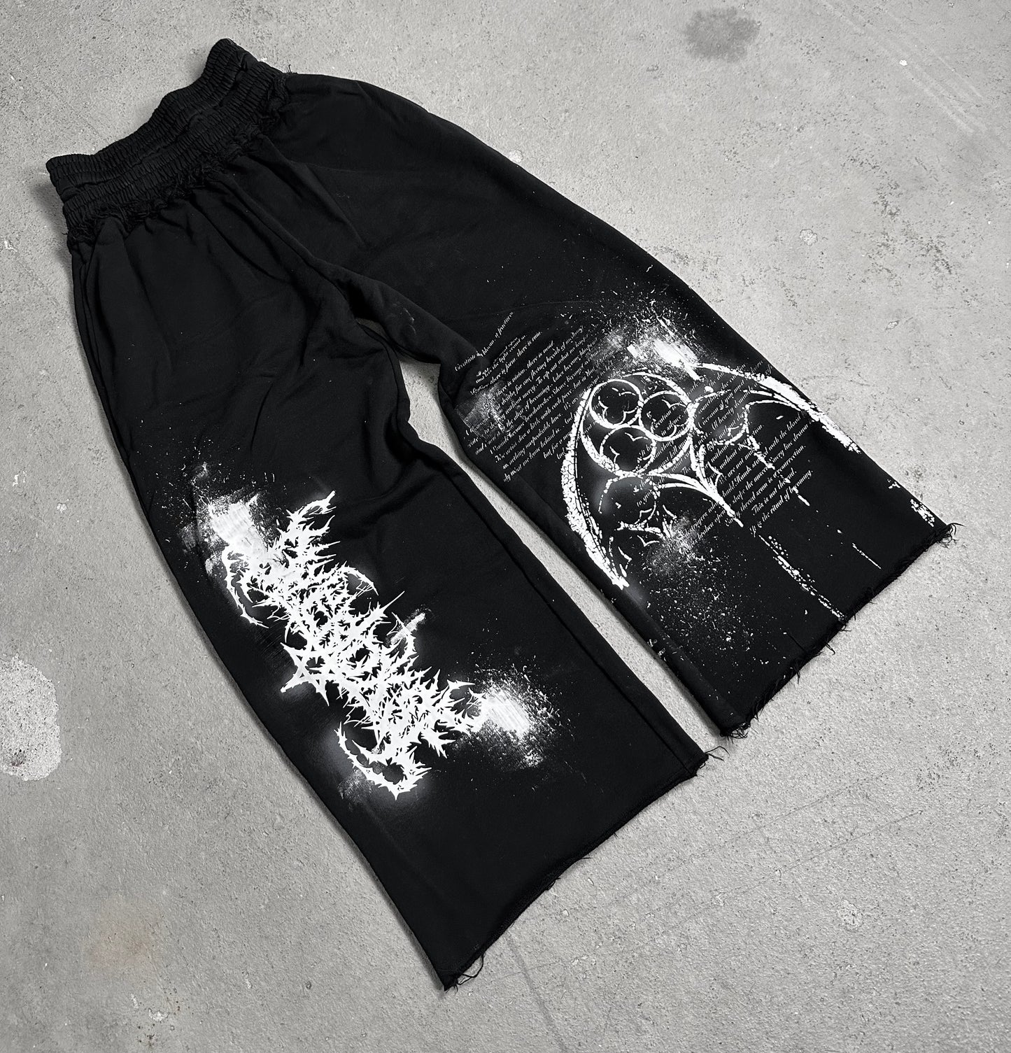 1of1 double waist OVERDXSE SWEATPANTS size L