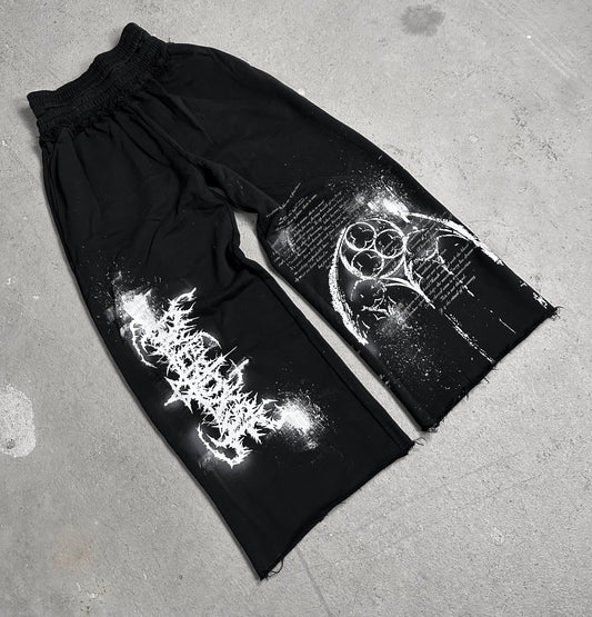 1of1 double waist OVERDXSE SWEATPANTS size L