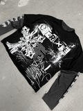 1of1 double layer OVERDXSE LONGSLEEVE size L