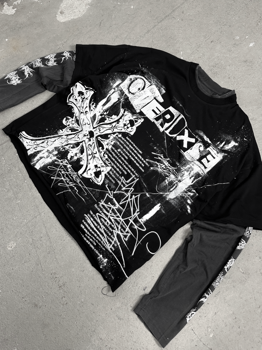 1of1 double layer OVERDXSE LONGSLEEVE size L